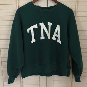 Aritzia TNA Green Women's crewneck